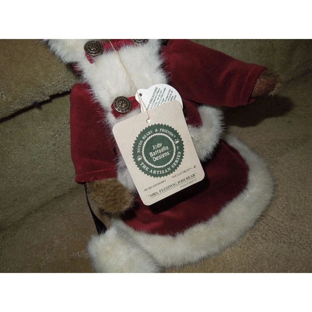 BOYDS‎ Bear Plush Mrs Fezziwig Jodi Bear 9